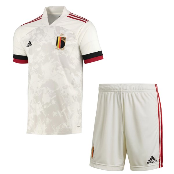 Camiseta Bélgica Replica Segunda Ropa Niños 2020 Blanco